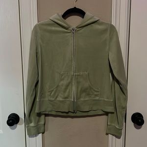 Voice Tea Green Mini Zip-Up Jacket